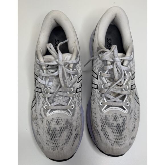 ASICS GEL-Cumulus 23 Running Shoe Womens 9 White Mesh F920121 Low Lace Up Gym - Picture 8 of 10